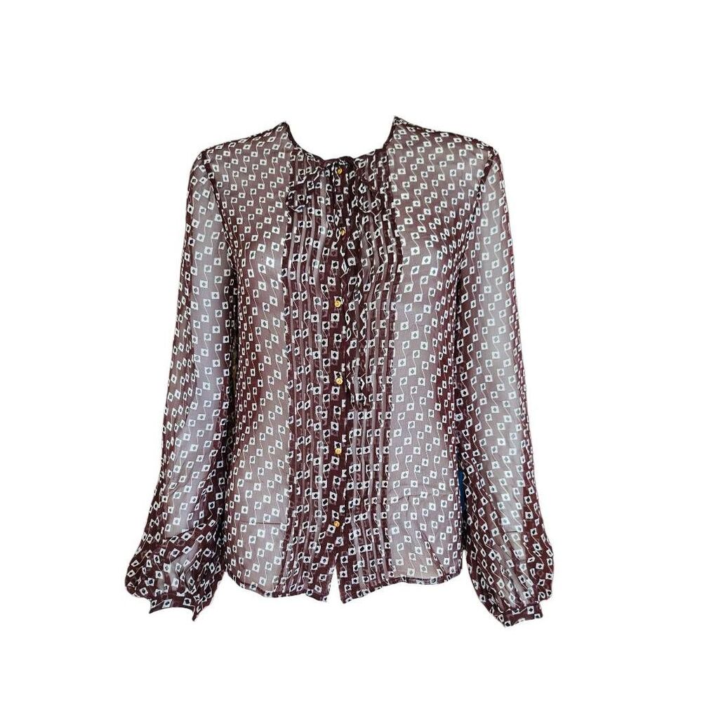 diane von furstenberg silk blouse